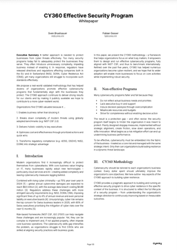 Download CY360 Framework Whitepaper